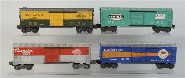 LOT OF 4: NO.6464 BOX CARS.                       