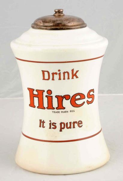 HIRES HOURGLASS SYRUP DISPENSER.                  