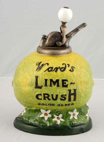 WARDS LIME CRUSH SYRUP DISPENSER.                