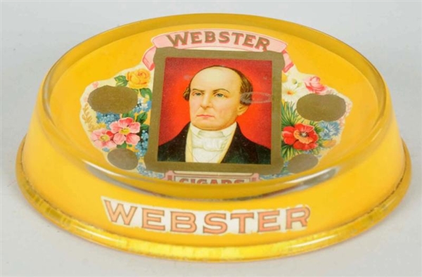 WEBSTER CIGARS GLASS CHANGE TRAY RECEIVER.        