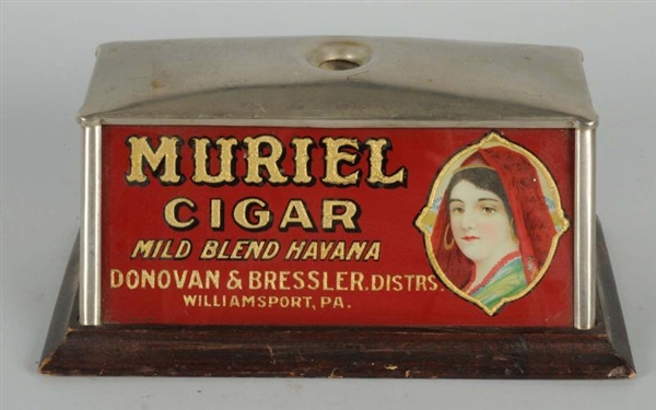CIGAR CUTTER ADVERTISING MURIEL CIGARS.           