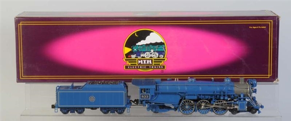 MTH JERSEY CENTRAL BLUE COMET LOCOMOTIVE & TENDER 