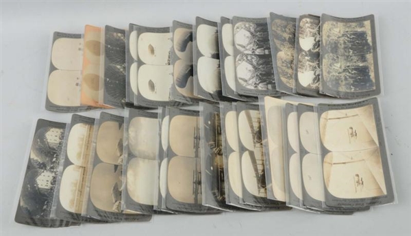 LOT OF 25: EARLY AVIATION STEREOVIEWS.            