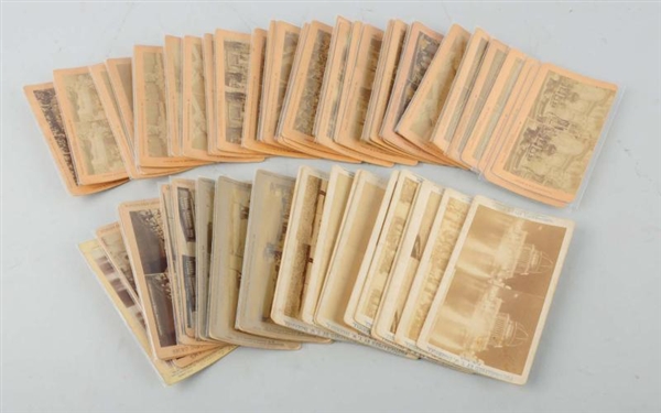 LOT OF 54: STEREOVIEWS 1893 CHICAGO WORLDS FAIR.  