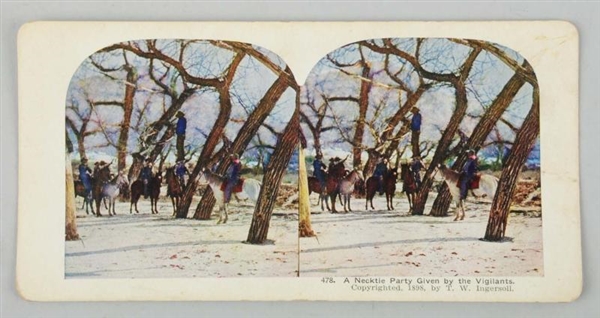 STEREOVIEWS SHOWING A HANGING.                    