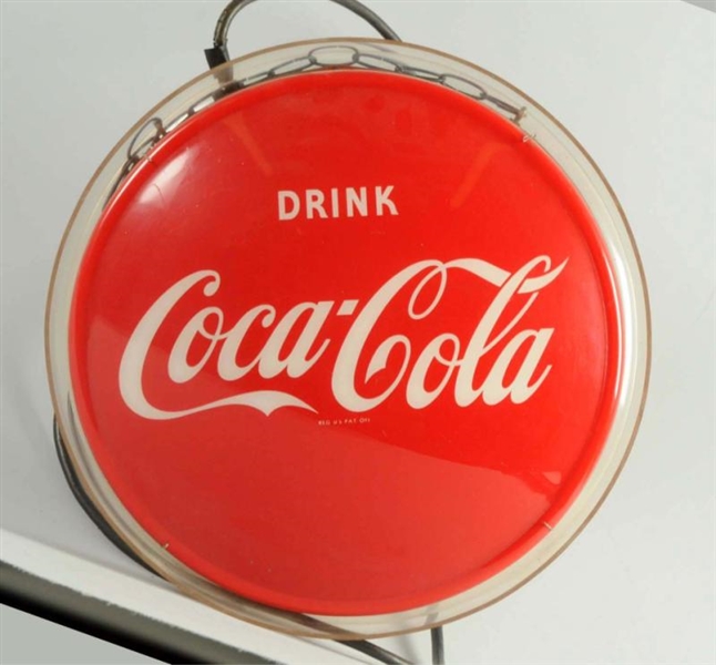 1950S TWO SIDE HANGING HALO SIGN.                 