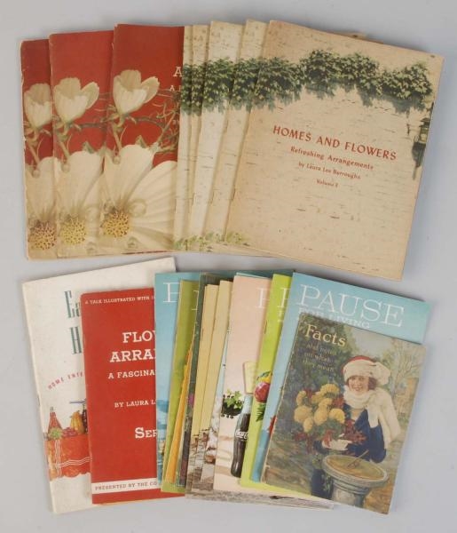NICE GROUP OF ASSORTED COCA-COLA BOOKS.           
