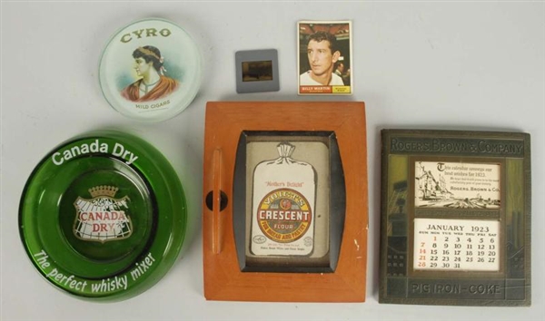 LOT OF ADVERTISING ITEMS.                         