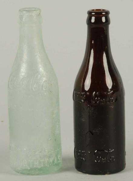 LOT OF 2: EARLY COCA-COLA BOTTLES.                