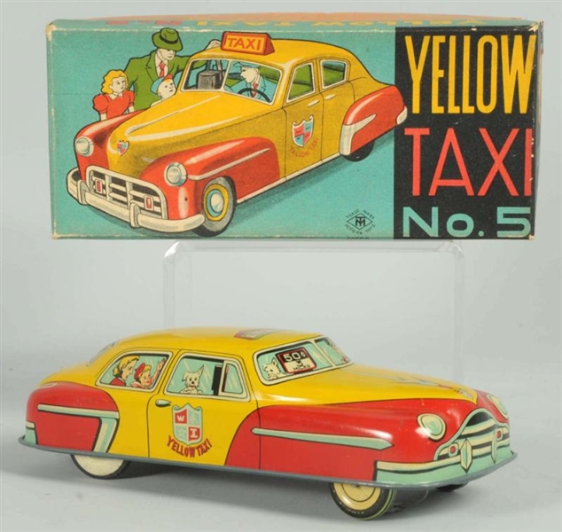MODERN TOYS JAPANESE YELLOW TAXI NO.5.            