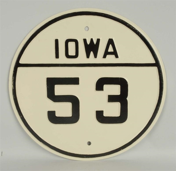 RESTORED IOWA STATE ROUTE NO.53.                  
