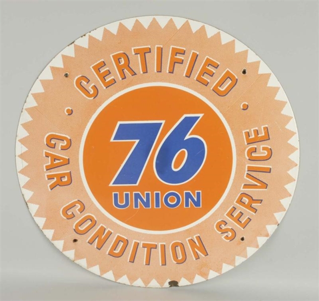 UNION 76 CERTIFIED CAR CONDITION SERVICE.         