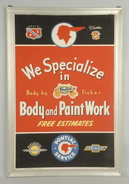 WE SPECIALIZE IN BODY BY FISHER.                  