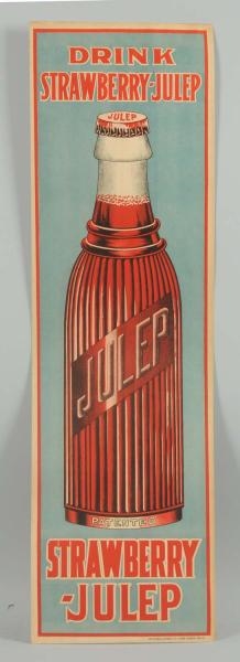 1930S STRAWBERRY-JULEP PAPER POSTER.              