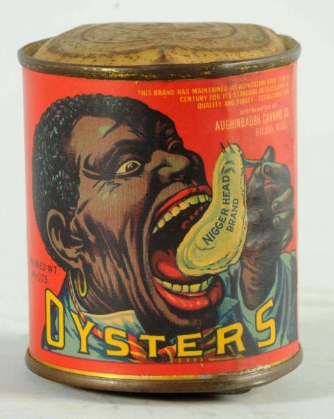 (N) HEAD BRAND CAN OF OYSTERS.                    