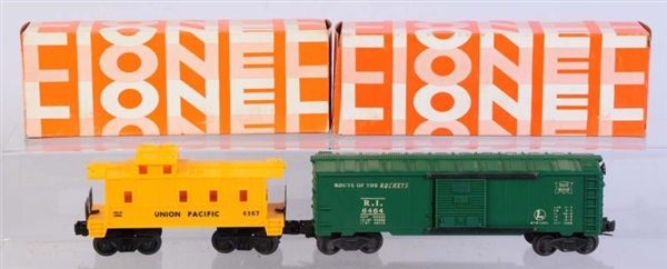 LIONEL NO.6464-75 ROCK ISLAND BOX CAR.            