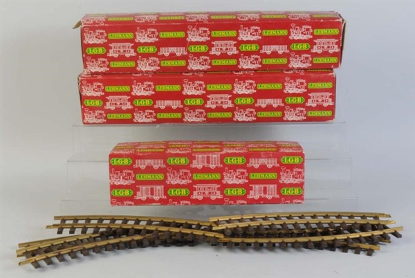 LOT OF 3: G SCALE TRACK LGB IN BOXES.             