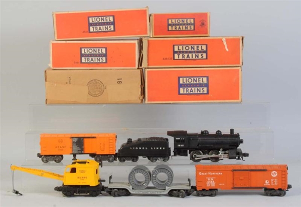 LIONEL NO.1615 L&T & 3360 BARREL CRANE PLUS.      