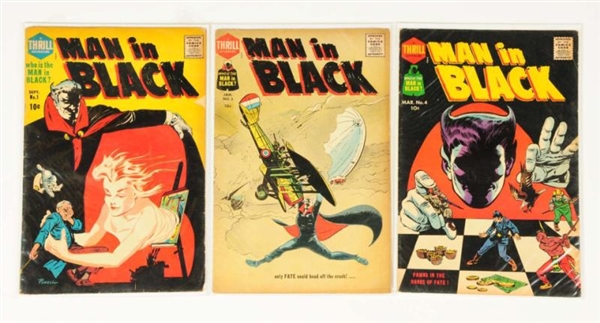 LOT OF 3: MAN IN BLACK COMICS.                    