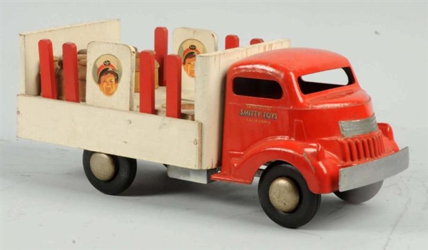SMITH-MILLER PRESSED STEEL ARDENS STAKE TRUCK.    
