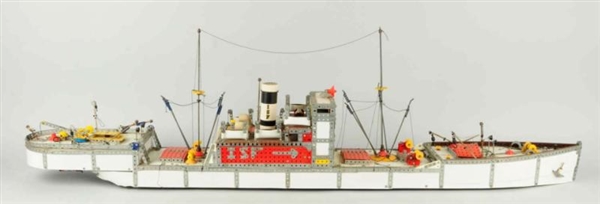 LARGE ERECTOR MODEL SHIP.                         