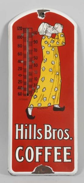 PORCELAIN HILLS BROS THERMOMETER.                 