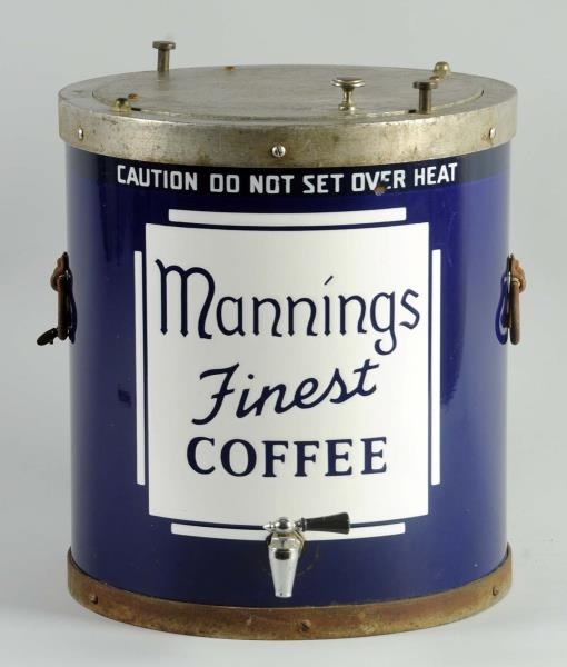 MANNINGS FINEST COFFEE DISPENSER.                