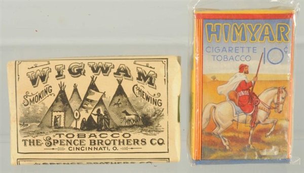 LOT OF 2: TOBACCO PACKS.                          
