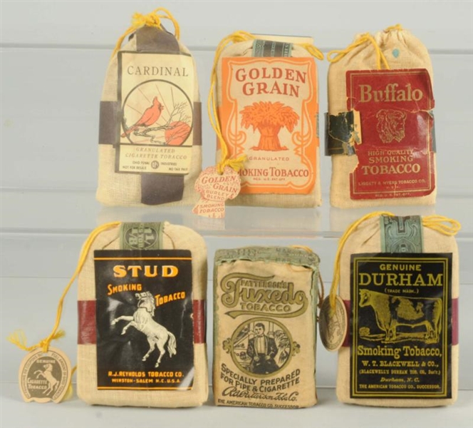 ASSORTED TOBACCO PACKS.                           