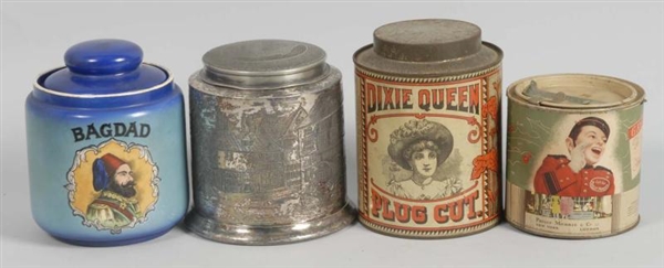 LOT OF 4: TOBACCO ITEMS.                          