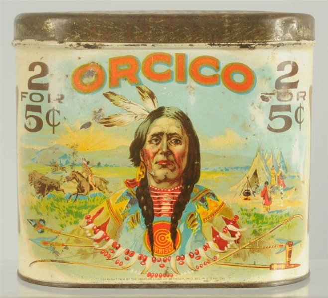 ORCICO TOBACCO TIN.                               