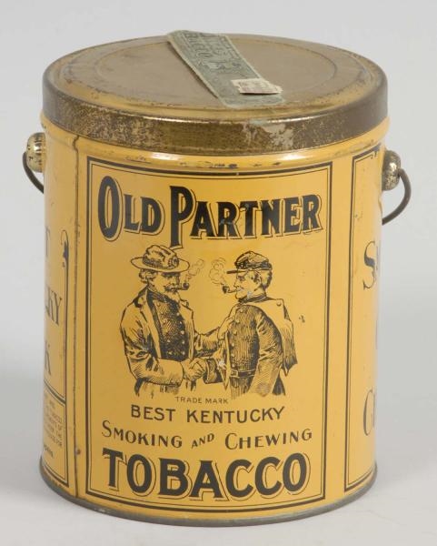 OLD PARTNER TOBACCO PAIL.                         