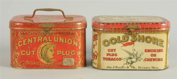 LOT OF 2: TOBACCO LUNCH BOXES.                    