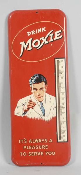 MOXIE ADVERTISING THERMOMETER.                    