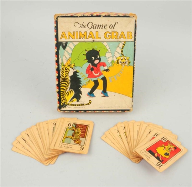 EARLY MILTON BRADLEY GAME OF ANIMAL GRAB.         