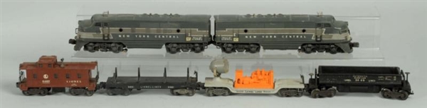 LIONEL NEW YORK CENTRAL FREIGHT TRAIN SET.        