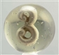 NUMERAL 3 SULPHIDE MARBLE.                        