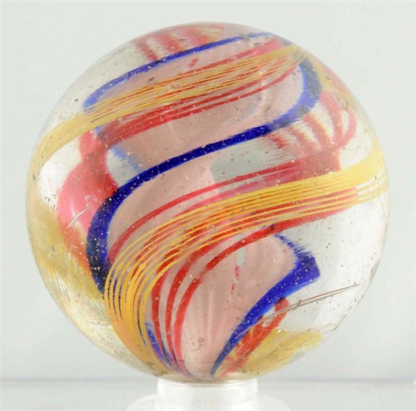 3-STAGE RIBBON SWIRL MARBLE.                      
