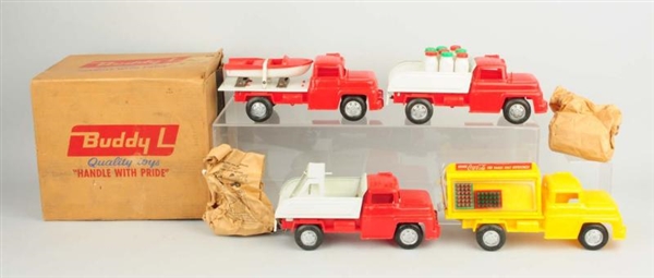 EXTREMELY SCARCE NO.53067 BUDDY L TRUCK SET.      