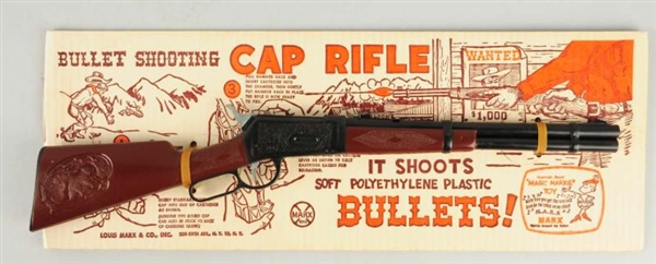 MARX BULLET SHOOTING TOY CAP RIFLE.               