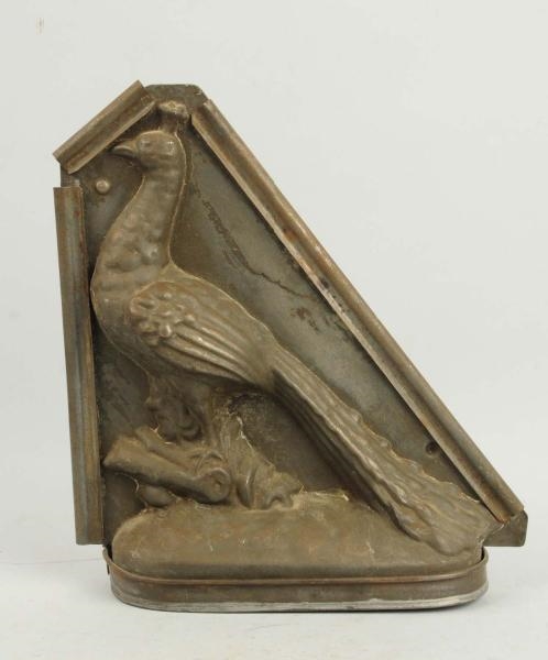 LARGE FRENCH PEACOCK CHOCOLATE MOLD.              