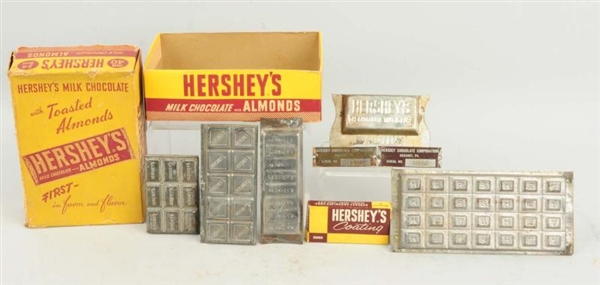 LOT OF HERSHEY CHOCOLATE CANDY MOLDS.             