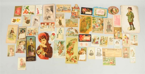 LOT OF 30: TRADE CARDS.                           