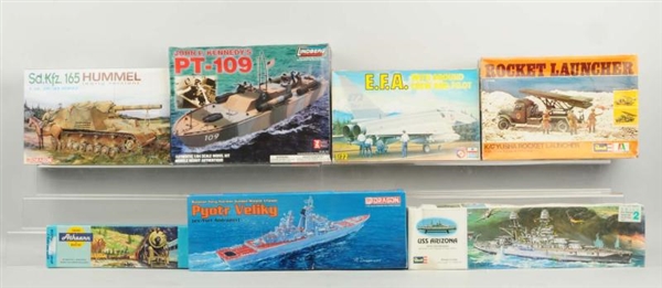 LOT OF 7: VARIOUS TOY KITS.                       