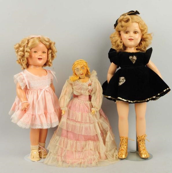 LOT OF 3: SHIRLEY TEMPLE, SONJA HENIE, & MISC.    