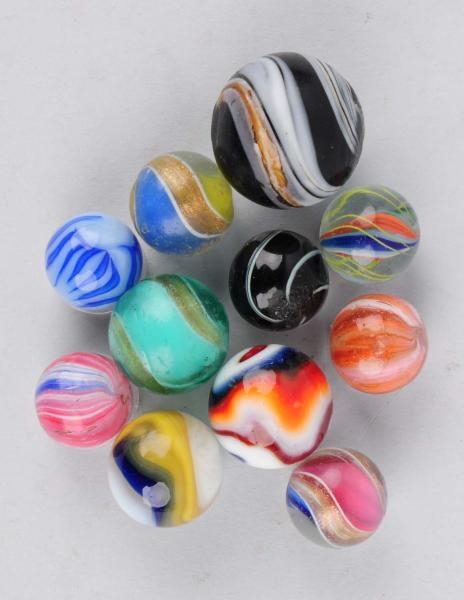 LOT OF 11: MARBLES.                               