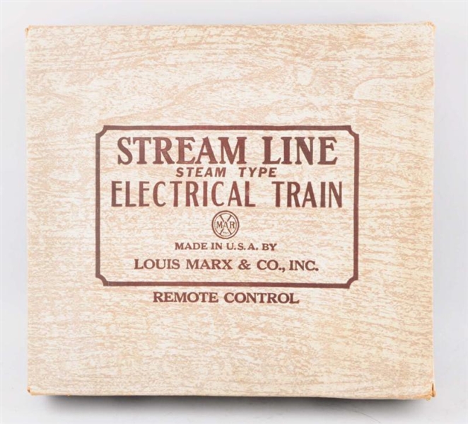 MARX STREAM LINE TRAIN IN ORIGINAL BOX.           