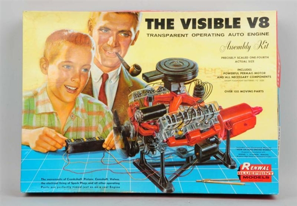 THE VISIBLE V8 AUTO ENGINE ASSEMBLY KIT.          