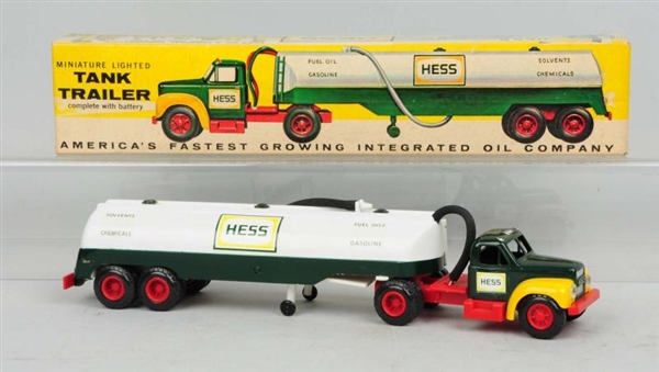 EARLY VINTAGE FIRST SERIES HESS TANK TRAILER.     
