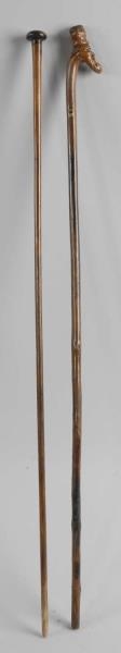LOT OF 2: THIN CANES.                             